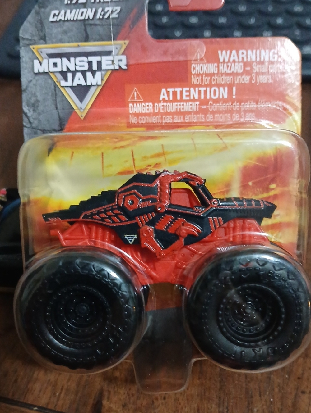 Monster Jam Red & Black Thunderroarus Truck